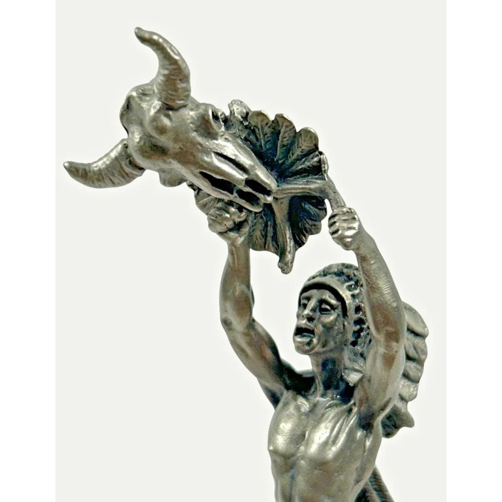 Chilmark Fine Pewter Buffalo Prayer D Polland‎ 1981 Figurine Limited Edition